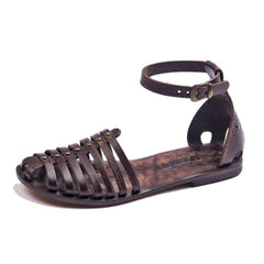 Closed Toe Sandals With Ankle Strap For Women