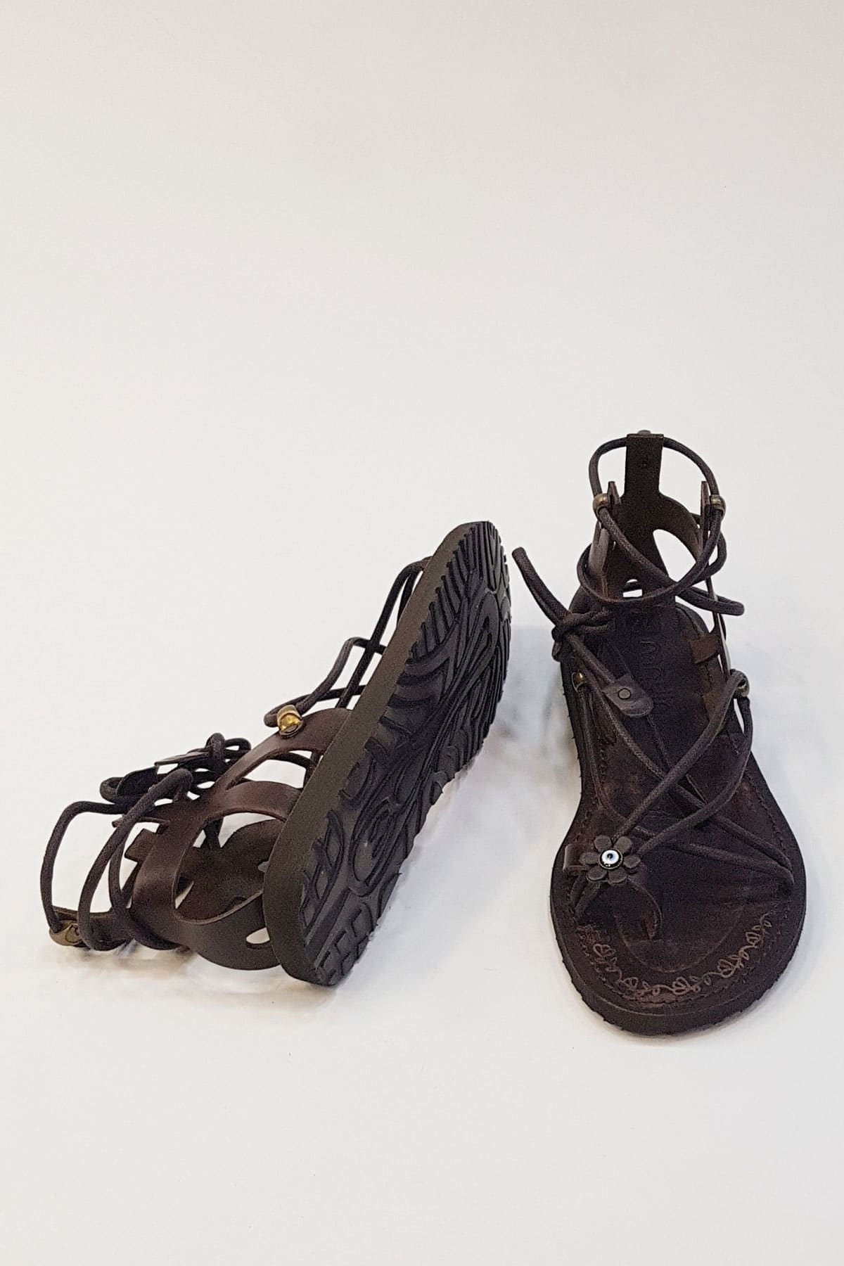 Ladies Strappy Cute Leather Sandals