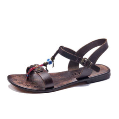 Ladies Strappy Leather Sandals