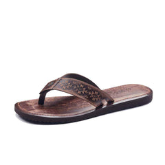 Mens Leather Flip Flops